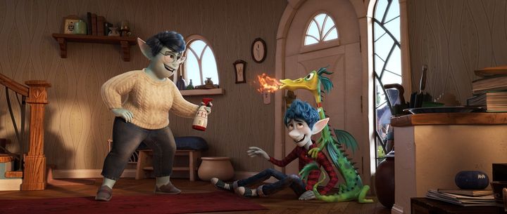 Les premières images du film "En Avant", sortie prévue le 4 mars 2020. (DISNEY-PIXAR)