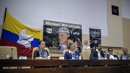 Ce bombardement intervient alors que les n&eacute;gociations de paix doivent reprendre mercredi &agrave; La Havane (Cuba). (ADALBERTO ROQUE / AFP)