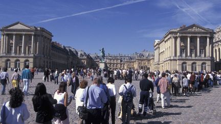 Les queues de visiteurs au château de Versailles.
 (G. Planchenault / AFP)