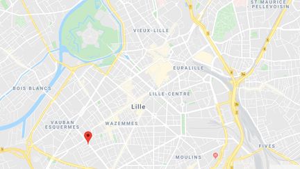 L'incident s'est produit dans un quartier central de Lille (Nord). (GOOGLE MAPS)