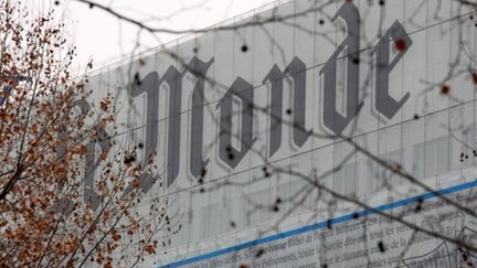 La façade du siège du quotidien Le Monde, à Paris (AFP / François Guillot)