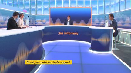 Le plateau des informés du matin du vendredi 30 septembre 2022. (CAPTURE ECRAN / FRANCEINFO)