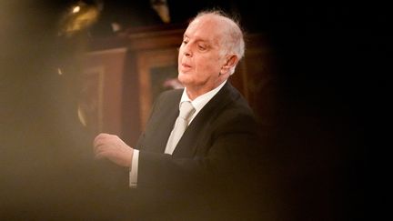 Daniel Barenboim à la Philharmonie de Vienne, le 1er janvier 2022 (ROMAN ZACH-KIESLING / APA-PICTUREDESK)