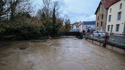 La commune de Saint-Etienne-au-Mont (Pas-de-Calais), le 15 novembre 2023. (FRANCOIS LO PRESTI / AFP)