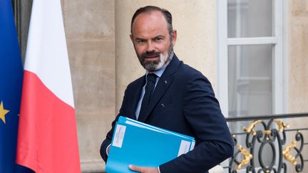 Le Premier ministre, Edouard Philippe, arrive à l'Elysée le 29 juin 2020. (ANDREA SAVORANI NERI / NURPHOTO / AFP)