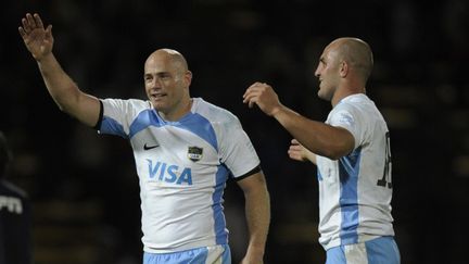 Les Pumas font leur entrée dans le Four-Nations (JUAN MABROMATA / AFP)