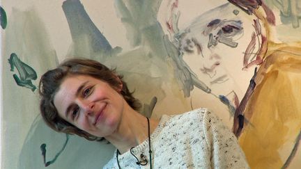 L'artiste Ann Loubert expose ses peintures et aquarelles à la galerie Chantal Bamberger de Strasbourg (France 3 Alsace)