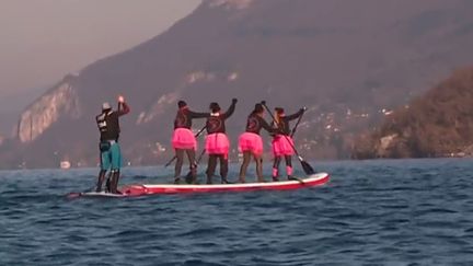 Annecy : 700 paddles sur le lac