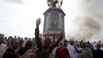 Révolte en Oman. Manifestation dans la ville de Sohar (27/02/2011)