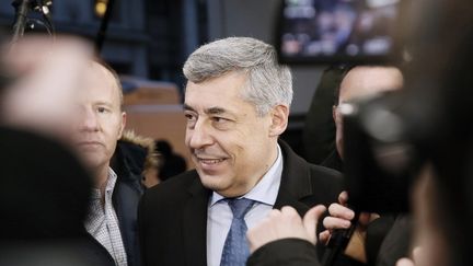 Henri Guaino lors d'un bureau politique de l'UMP, &agrave; Paris, le 3 f&eacute;vrier 2015. (PATRICK KOVARIK / AFP)