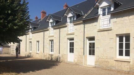 Une aile du centre de déradicalisation de Beaumont-en-Véron (Indre-et-Loire) le 13 septembre 2016.&nbsp; (CATHERINE FOURNIER / FRANCE INFO)