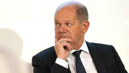 Le chancelier allemand Olaf Scholz à Hambourg (Allemagne), le 23 septrembre 2022. (MAXPPP)