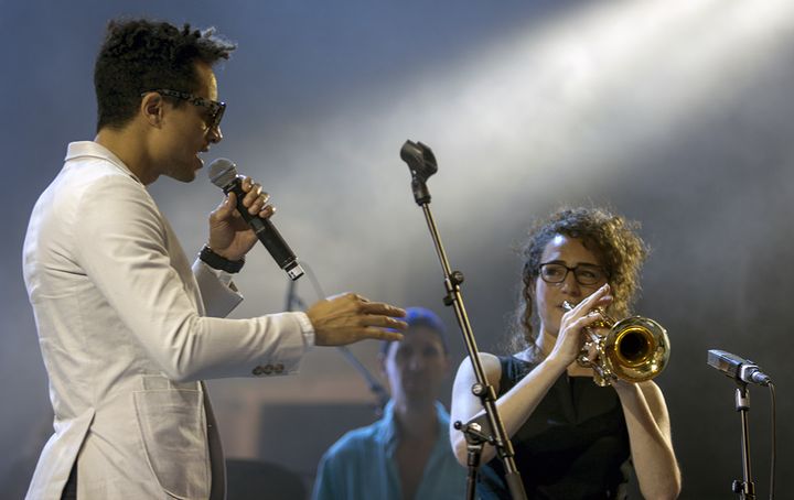 Jose James et Airelle Besson
 (Jean-François Lixon)