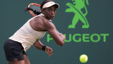 Sloan Stephens lors de son match contre Azarenka. (MANUEL MAZZANTI / NURPHOTO)