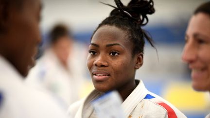 Clarisse Agbégnénou, le 30 janvier 2020, à Paris. (FRANCK FIFE / AFP)