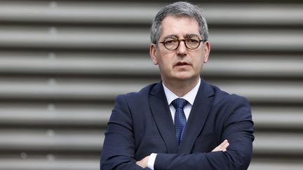 L'ancien président du conseil régional du Grand Est Jean Rottner à Mulhouse (Haut-Rhin), le 12 avril 2022. (LUDOVIC MARIN / AFP)