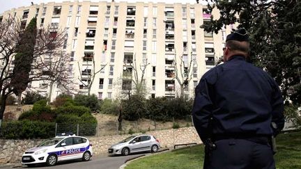 &nbsp; (Située dans le 16e arrondissement, dans les quartiers Nord de la ville, la cité de La Castellane est un des hauts lieux du trafic de drogue à Marseille © Maxppp)