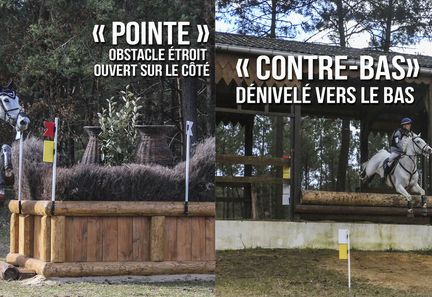 Les différentes configurations d'obstacles pour le cross. (Axel Roux)