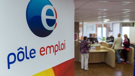 Dans une agence P&ocirc;le emploi d'Armenti&egrave;res (Nord), le 27 ao&ucirc;t 2014. (PHILIPPE HUGUEN / AFP)