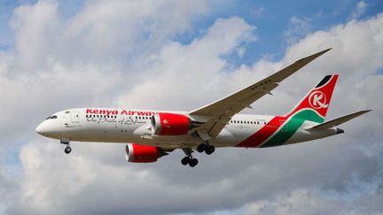 Un Boeing 787-8 Dreamliner de la compagnie Kenya Airways, le 13 août 2016.&nbsp; ((DINENDRA HARIA / SHUTTERS / SIPA / REX))