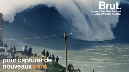 Capter le son des vagues gigantesques de Nazaré pour en faire de la musique. C'est ce qu'a fait le musicien Molecule accompagné de Othmane Choufani, surfeur professionnel. Brut les a rencontrés.