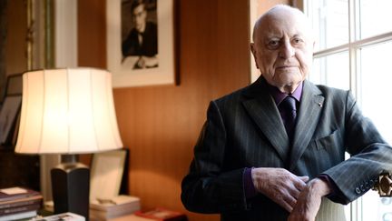 Pierre Bergé en 2015 à Paris
 (STEPHANE DE SAKUTIN / AFP)