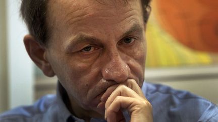 Michel Houellebecq en Israel, 2011
 (Menahem Kahana/AFP)