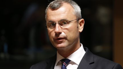 Norbert Hofer, le&nbsp;ministre des transports autrichien (JULIEN WARNAND / EPA)