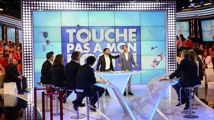 Cyril Hanouna présente son émission "Touche pas à mon poste", le 13 octobre 2014 sur C8.&nbsp; (MAXPPP)