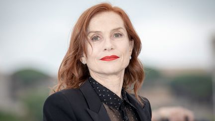 Isabelle Huppert au Festival de Cannes, en mai 2019. (FRED DUGIT / MAXPPP)