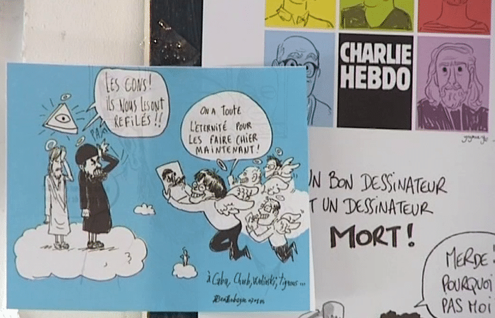 Hommage aux dessinateurs assassinés
 (France 3 culturebox)