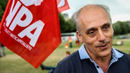 L'ancien candidat à la présidentielle Philippe Poutou, le 27 juin 2017, à Paris. (SADAK SOUICI / CITIZENSIDE / AFP)