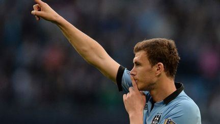 Edin Dzeko, l'attaquant de Manchester City