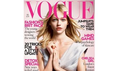 Une couverture de l'&eacute;dition britannique du magazine de mode "Vogue".&nbsp; (VOGUE)