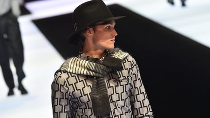 Emporio Armani pap masculin ah 2017-18, à Milan, janvier 2017
 (GIUSEPPE CACACE / AFP)