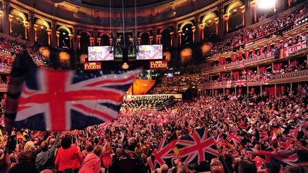 La soirée "Last night of the proms" au Royal Albert Hall à Londres le 7 septembre 2013 (CARL COURT / AFP)