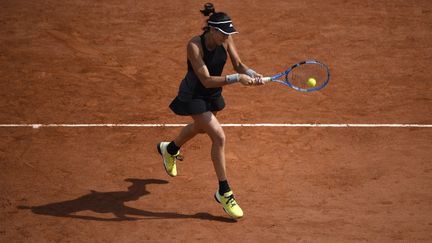 La numéro 3 mondiale Garbine Muguruza a éliminé Fiona Ferro au 2e tour de Roland-Garros. (ERIC FEFERBERG / AFP)