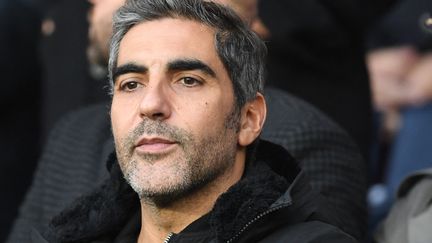 L'acteur Ary Abittan assiste à un match de football au Parc des Princes, le 1er février 2020.
. (MARTIN BUREAU / AFP)