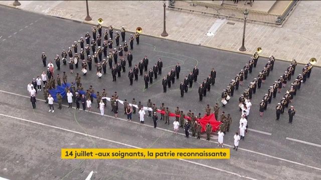 14-Juillet : une cérémonie en hommage aux soignants et aux armées