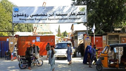 L'hôpital régional spécialisé de Nangarhar après des explosions à Jalalabad, en Afghanistan, le 18 septembre 2021.&nbsp; (AFP)