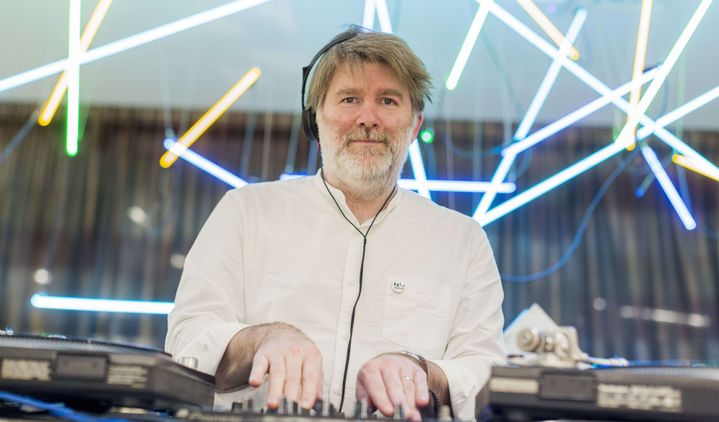 James Murphy de LCD Soundsystem, le 22 février 2017 à New York.
 (Clint Spaulding/WWD/Rex/Sipa)