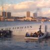 La photo tweetée par Janis Krums le 15 janvier 2009, quand un avion de la compagnie US Airways a amerri sur l'Hudson à New York.&nbsp; (JANIS KRUMS)