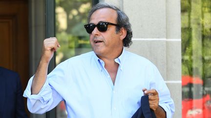 Michel Platini, le 25 août 2016, à Lausanne (Suisse). (ALAIN GROSCLAUDE / AFP)