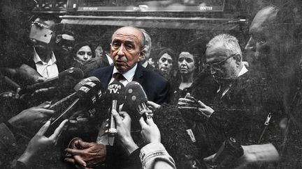 Gérard Collomb, le 25 mai 2019 à Lyon. (JEFF PACHOUD / AFP / BAPTISTE BOYER)