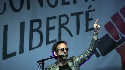 Le chanteur Arthur H au concert de RSF, le 3 mai 2015
 (JOEL SAGET / AFP)