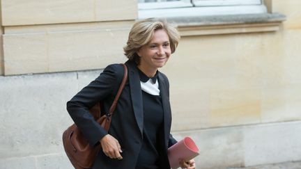 Valérie Pécresse, présidente de la région Ile-de-France, à la sortie d'un rendez-vous à Matignon, à Paris, le 21 septembre 2016. (MAXPPP)