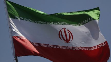 An Iranian flag in Mexico City, September 14, 2023. (GERARDO VIEYRA / NURPHOTO / AFP)