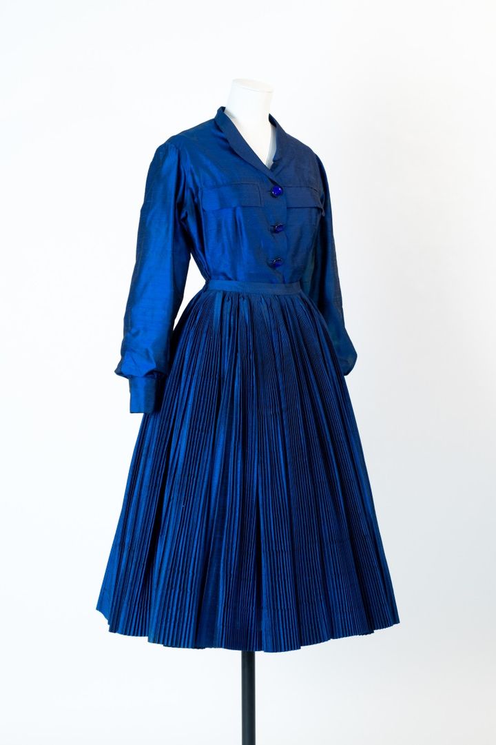 Ensemble Saphir, Christian Dior, collection Haute Couture Automne-Hiver 1951 (Benoit Croisy, coll. ville de Granville)