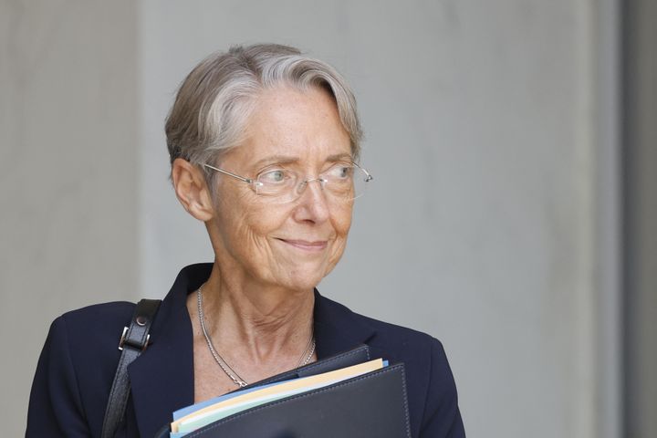 La Première ministre, Elisabeth Borne, à l'Elysée le 14 juin 2022. (LUDOVIC MARIN / AFP)