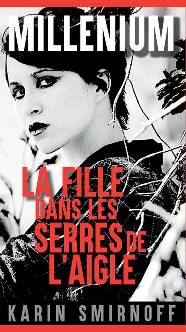 Couverture du livre "La fille dans les serres de l'aigle" de Karin Smirnoff (Actes Sud)